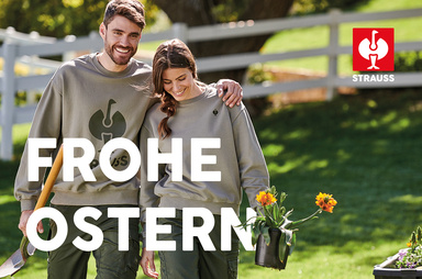 Gutscheinmotiv im Design Frohe Ostern Garten