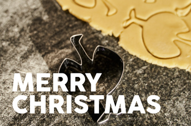 Gutscheinmotiv im Design Merry Christmas