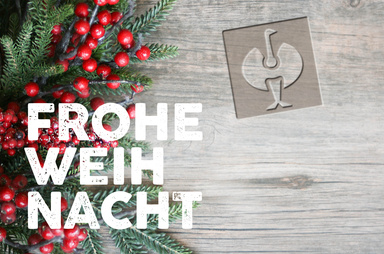 Gutscheinmotiv im Design Frohe Weihnacht