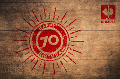 Gutscheinmotiv im Design Happy Birthday 70_2