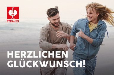 Gutscheinmotiv im Design Herzlichen Glückwunsch