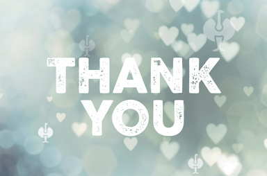 Gutscheinmotiv im Design Thank You